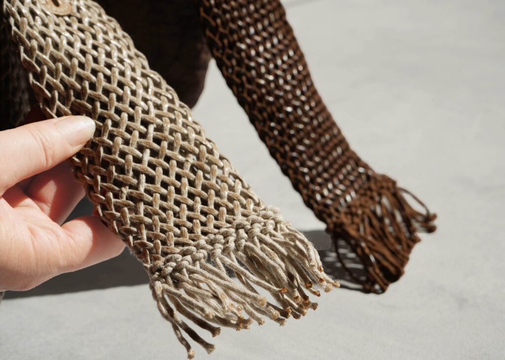 メッシュが添える、涼やかな抜け感-3