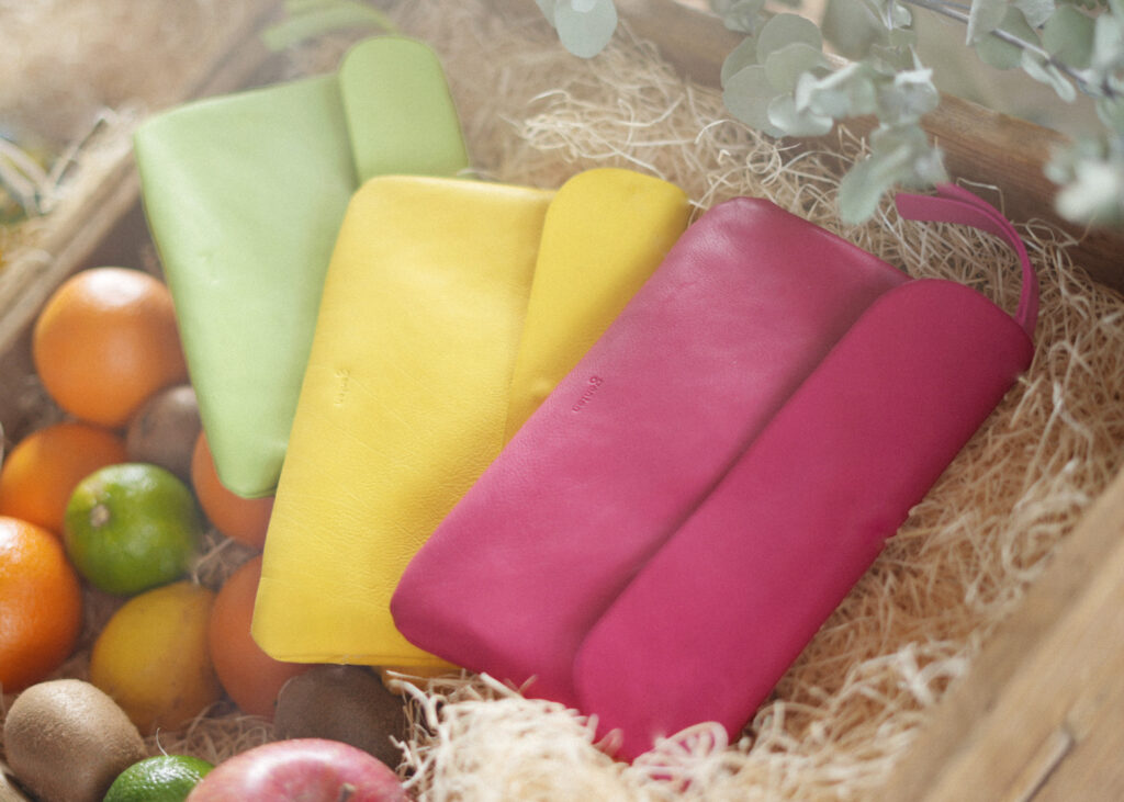 ポーチ｜バッグの中を整える、やさしい色と使い心地