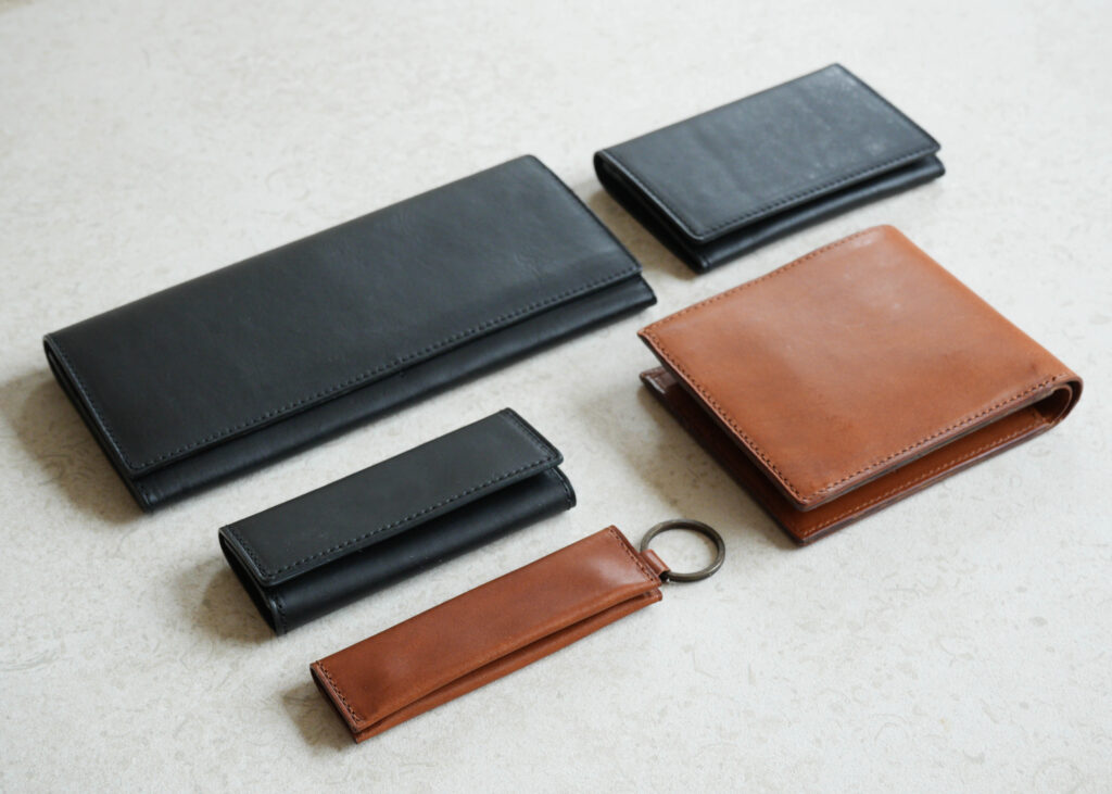 ラインナップ｜シンプル財布メンズ5型の選び方