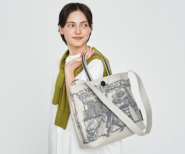 フルーツマーケット 2wayキャンバスバッグ